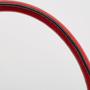 Dior Red Leather Diorangeles Tote