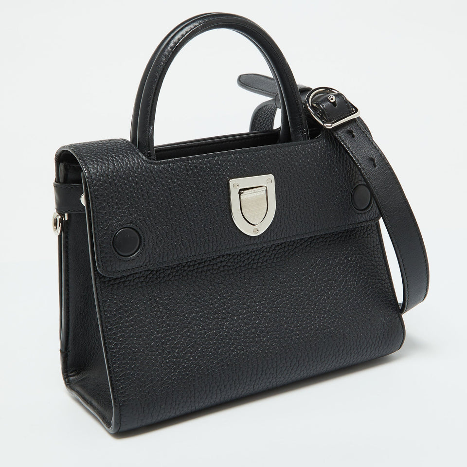 Dior Black Leather Mini Diorever Tote