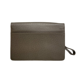 Louis Vuitton Selenga  Leather Clutch Bag