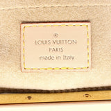 Monogram Top Handle Frame Clutch Monogram Canvas