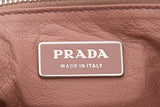 Prada Milano Dal 1913 Black Leather Pushlock & Key Handbag