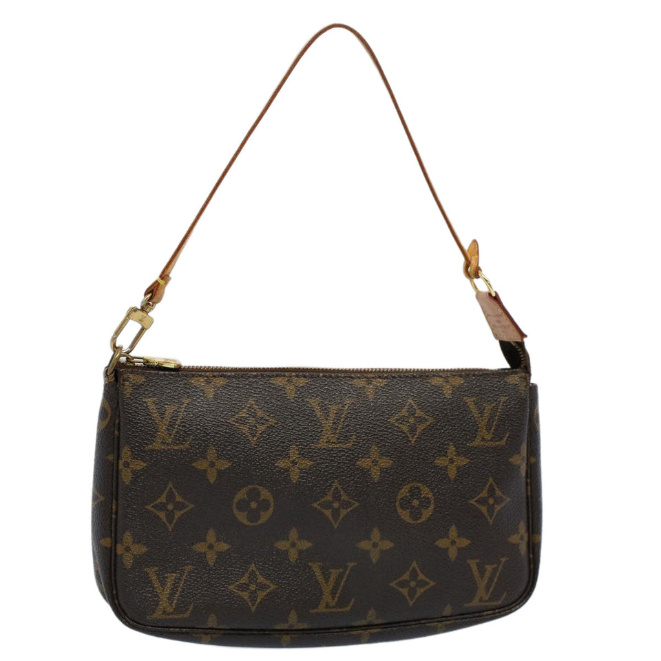 Louis Vuitton Pochette Accessoire  Canvas Clutch Bag