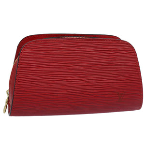 Louis Vuitton Dauphine  Leather Clutch Bag