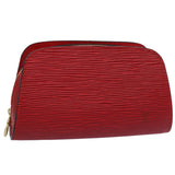 Louis Vuitton Dauphine  Leather Clutch Bag