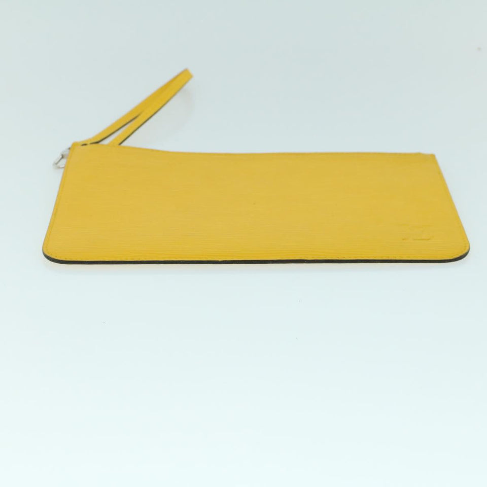 Louis Vuitton Pochette Neverfull  Leather Clutch Bag