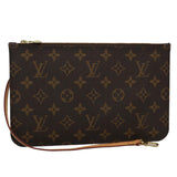 Louis Vuitton Neverfull  Canvas Clutch Bag