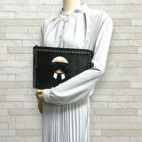 Fendi  Leather Clutch Bag (Pre-Owned)
