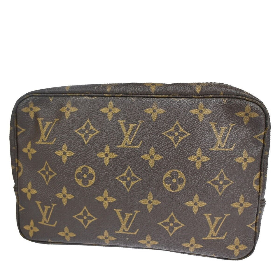 Louis Vuitton Trousse Pochette  Canvas Clutch Bag