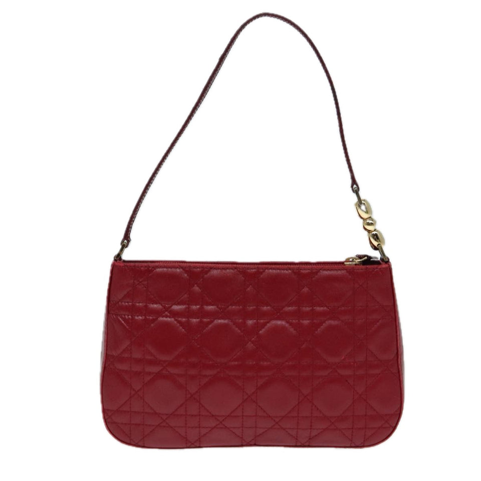 Dior Cannage Lady  Leather Clutch Bag