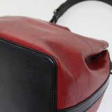 LOUIS VUITTON Epi Petit Noe Shoulder Bag Bicolor Black Red M44172 LV  45384