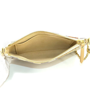 Louis Vuitton Pochette Accessoire  Canvas Clutch Bag
