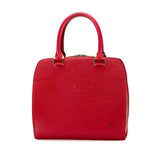 Red Louis Vuitton Epi Pont Neuf Handbag
