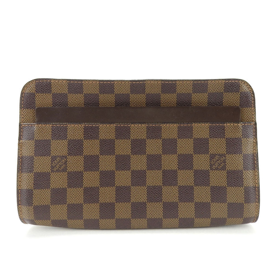 Louis Vuitton Saint Louis  Canvas Clutch Bag
