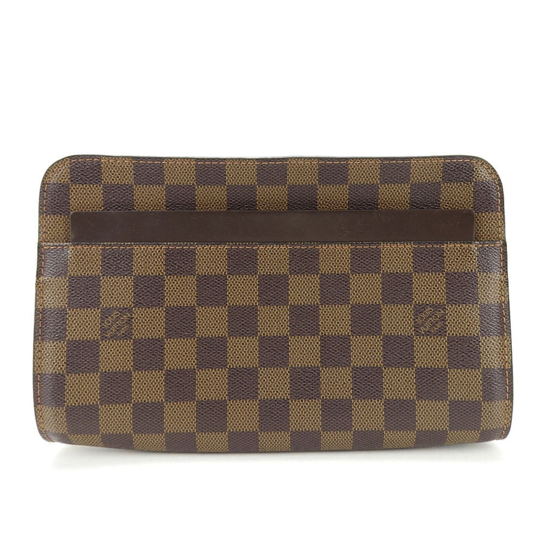Louis Vuitton Saint Louis  Canvas Clutch Bag