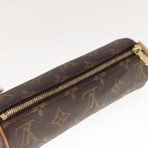 Louis Vuitton Trousse Rond  Canvas Clutch Bag