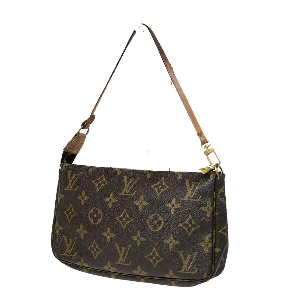 Louis Vuitton Pochette Accessoires  Canvas Clutch Bag
