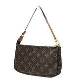 Louis Vuitton Pochette Accessoires  Canvas Clutch Bag