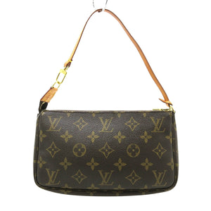 Louis Vuitton Pochette Accessoire  Canvas Clutch Bag