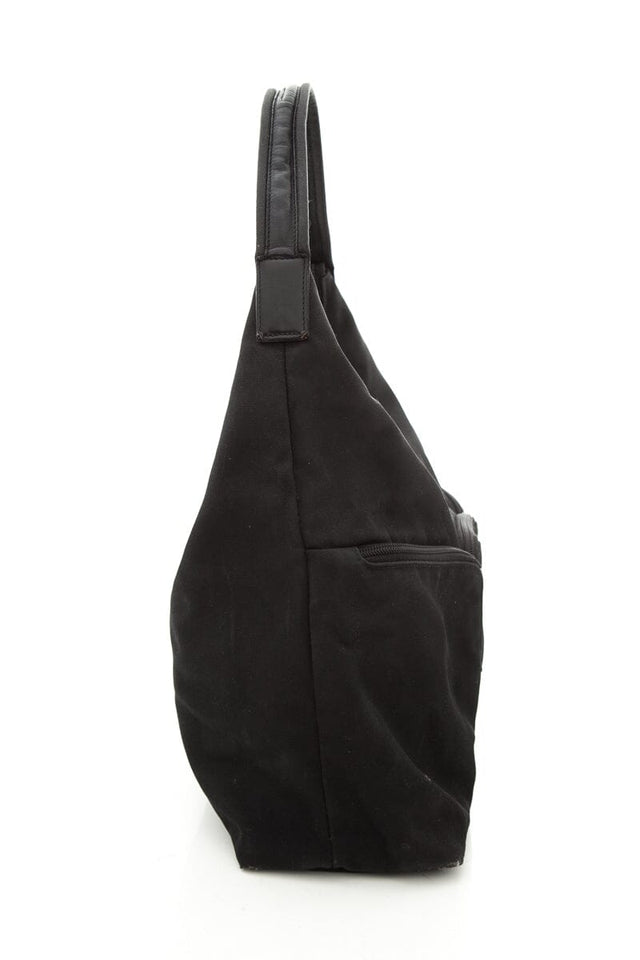 Gucci Vintage Black Triple Pouch Handbag