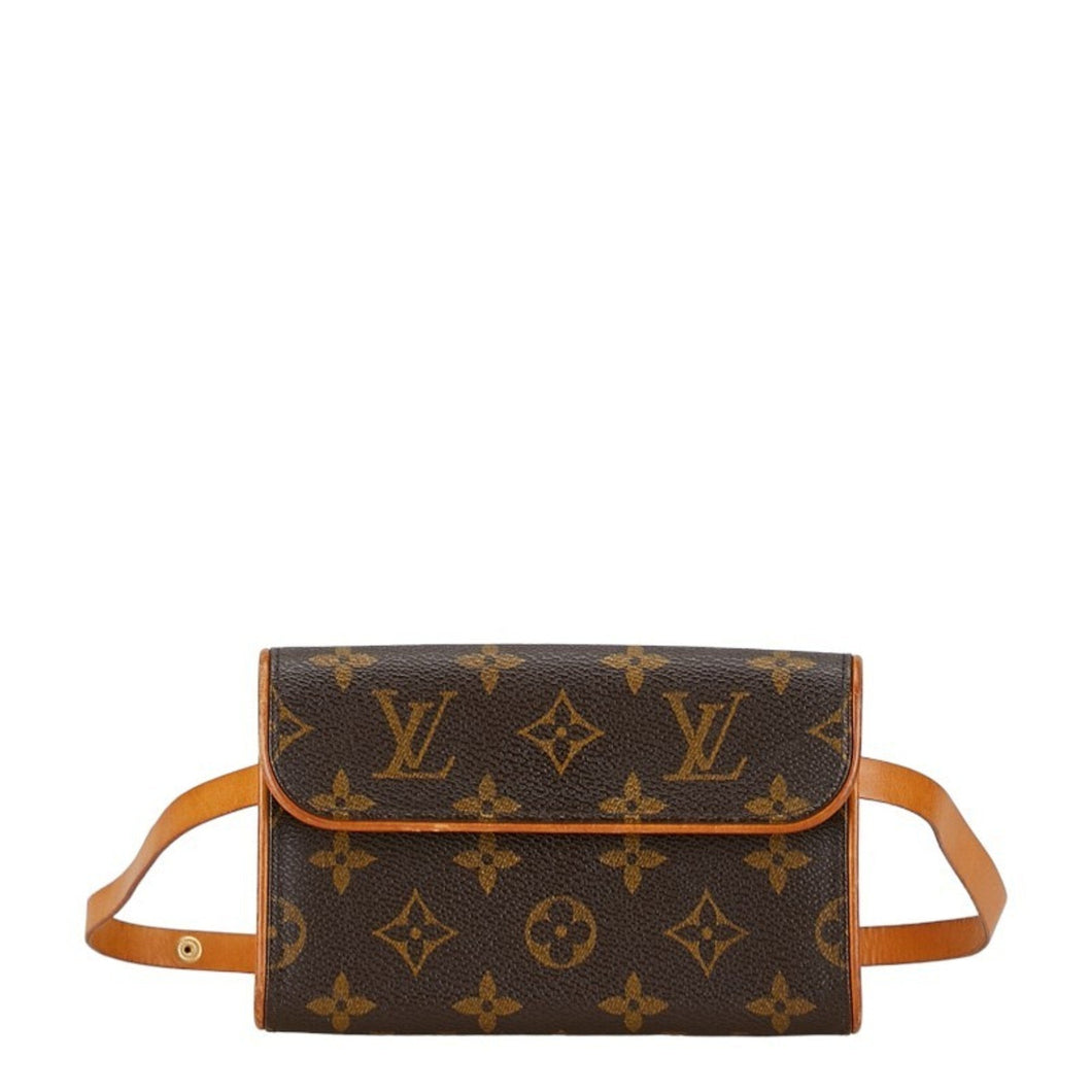 Louis Vuitton Pochette Florentine  Canvas Clutch Bag