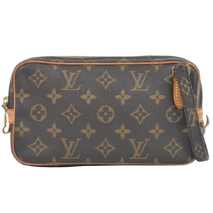 Louis Vuitton Pochette Marly  Canvas Clutch Bag