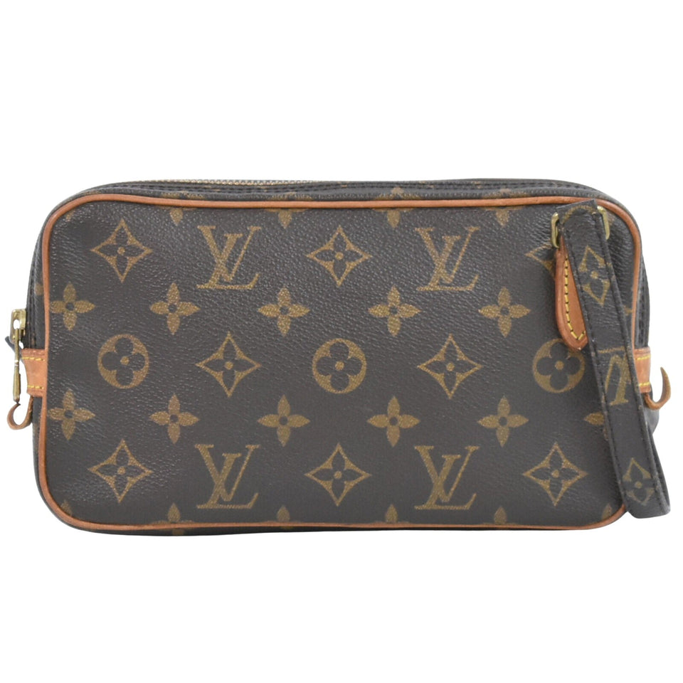 Louis Vuitton Pochette Marly  Canvas Clutch Bag