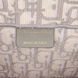 Dior Book Tote Medium Grey Oblique Canvas