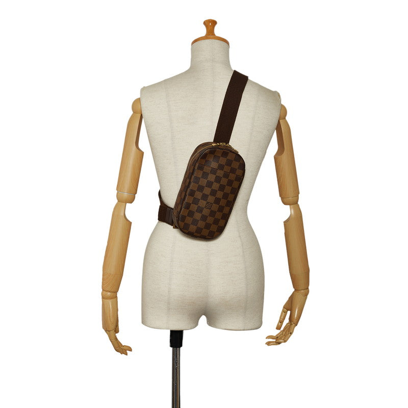 Louis Vuitton Damiere Gansu Special Order Body Bag N51870 Brown PVC Leather  Louis Vuitton