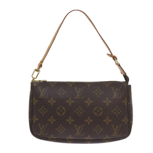 Louis Vuitton Pochette Accessoire  Canvas Clutch Bag