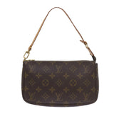 Louis Vuitton Pochette Accessoire  Canvas Clutch Bag