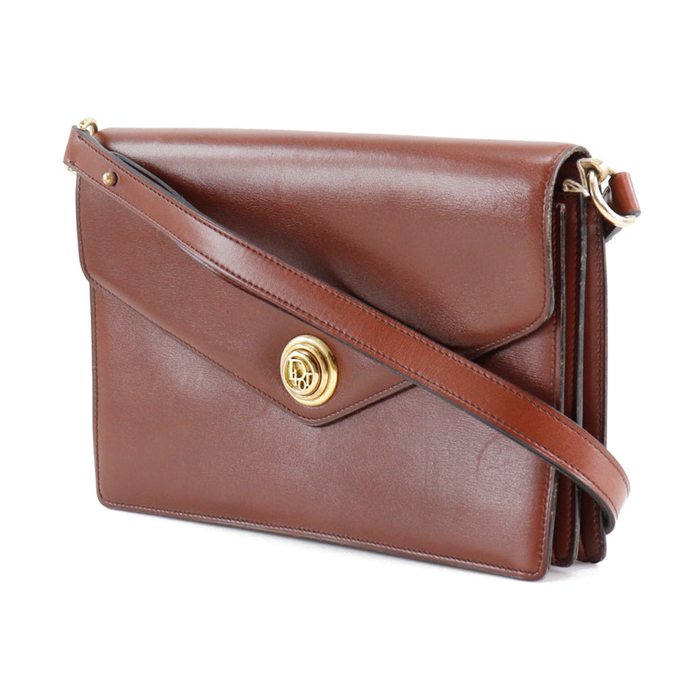 Dior  Leather Shoulder Bag