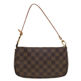 Louis Vuitton Pochette Accessoire  Canvas Clutch Bag