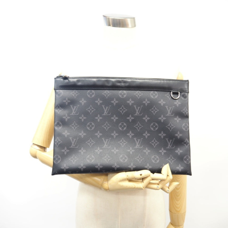 Louis Vuitton Pochette Discovery  Canvas Clutch Bag