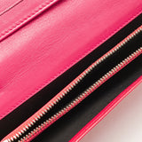 Dior Orange Cannage Leather Lady Dior Bifold Wallet