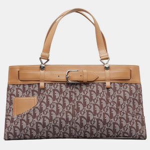 Brown Oblique Canvas Diorissimo Jean Pocket Shoulder Bag