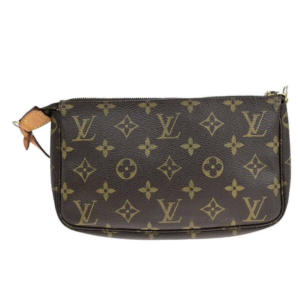 Louis Vuitton Pochette Accessoires  Canvas Clutch Bag
