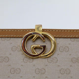 GUCCI Micro GG Canvas Long Wallet Beige 035.03.0285  47667