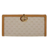 GUCCI Micro GG Canvas Long Wallet Beige 035.03.0285  47667