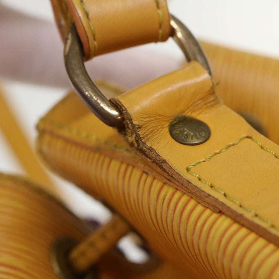 LOUIS VUITTON Epi Petit Noe Shoulder Bag Tassili Yellow M44109 LV  47833