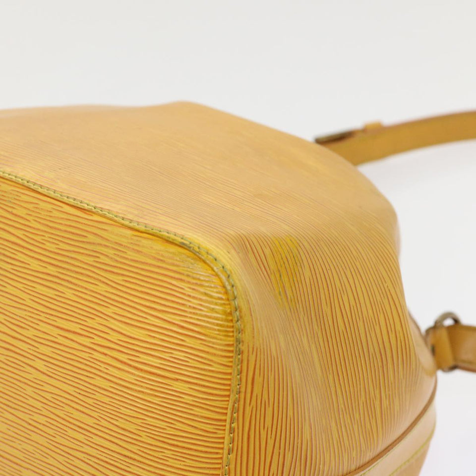 LOUIS VUITTON Epi Petit Noe Shoulder Bag Tassili Yellow M44109 LV  47833