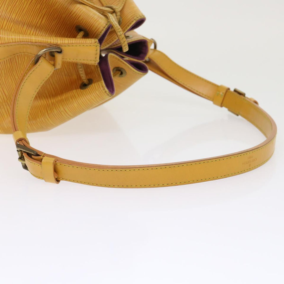 LOUIS VUITTON Epi Petit Noe Shoulder Bag Tassili Yellow M44109 LV  47833