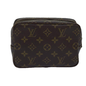 Louis Vuitton Trousse De Toilette 18  Canvas Clutch Bag