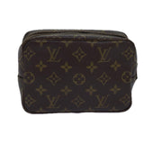 Louis Vuitton Trousse De Toilette 18  Canvas Clutch Bag