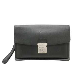 Louis Vuitton Sellier Drangonne  Leather Clutch Bag