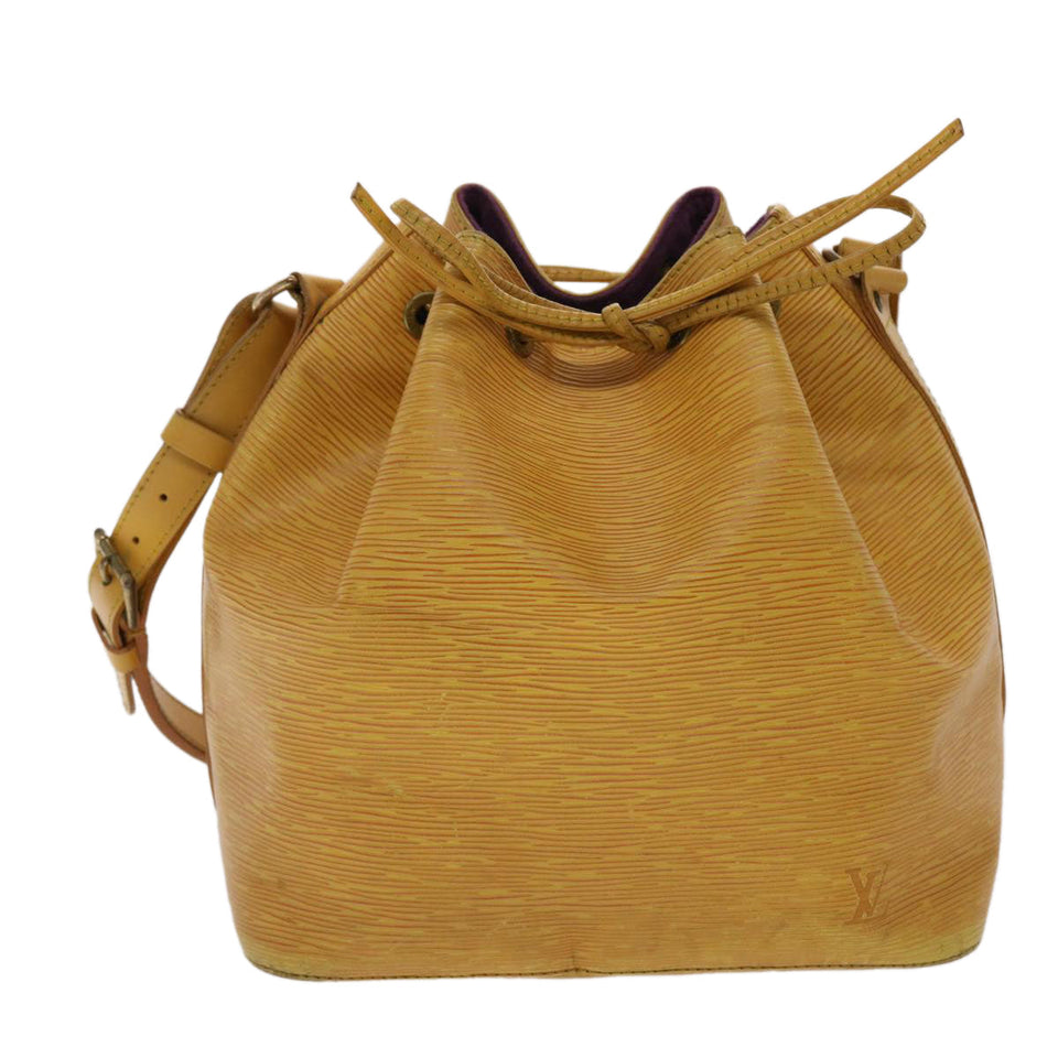 LOUIS VUITTON Epi Petit Noe Shoulder Bag Tassili Yellow M44109 LV  47966