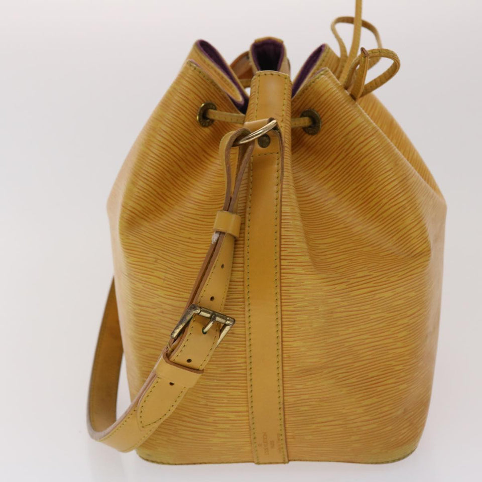 LOUIS VUITTON Epi Petit Noe Shoulder Bag Tassili Yellow M44109 LV  47966