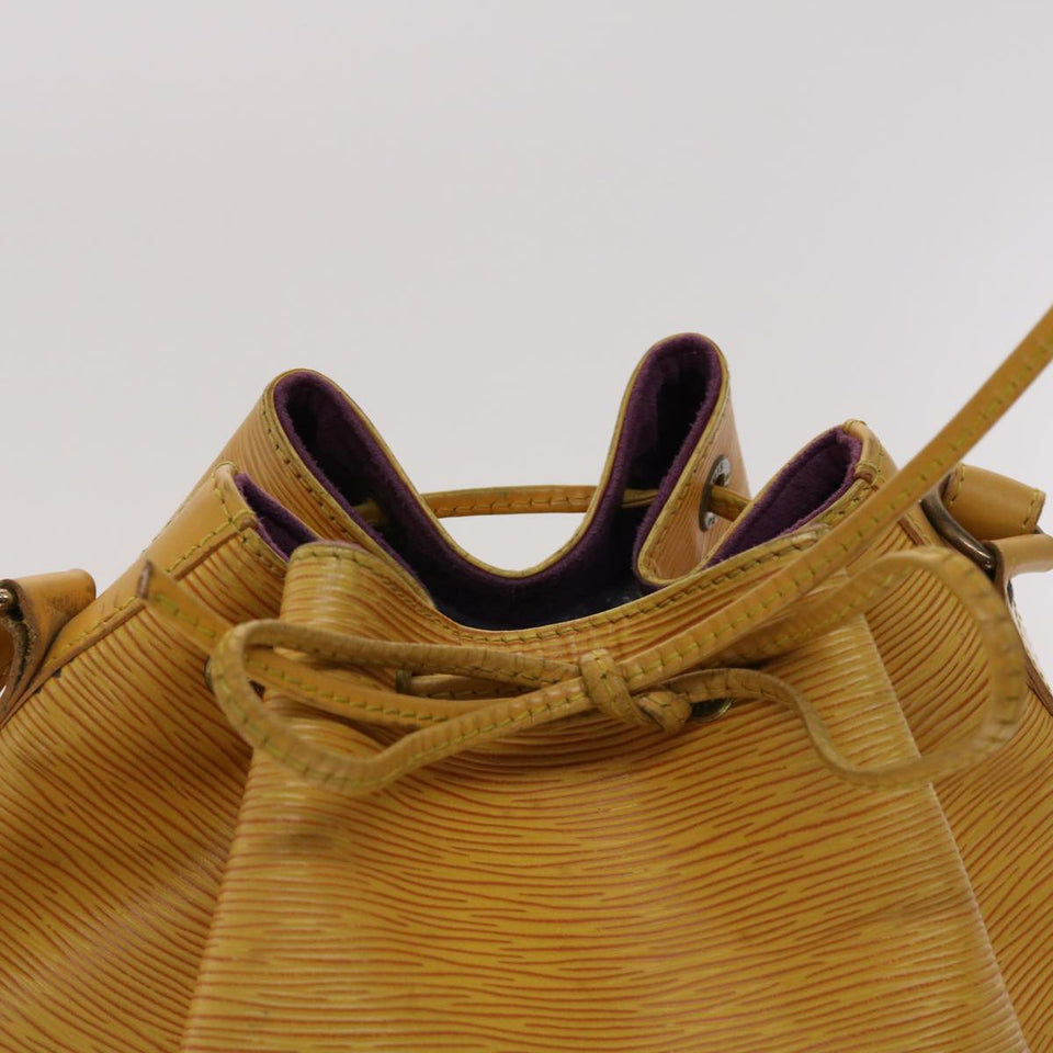LOUIS VUITTON Epi Petit Noe Shoulder Bag Tassili Yellow M44109 LV  47966