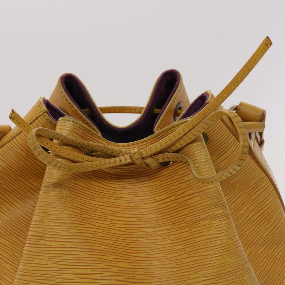 LOUIS VUITTON Epi Petit Noe Shoulder Bag Tassili Yellow M44109 LV  47966
