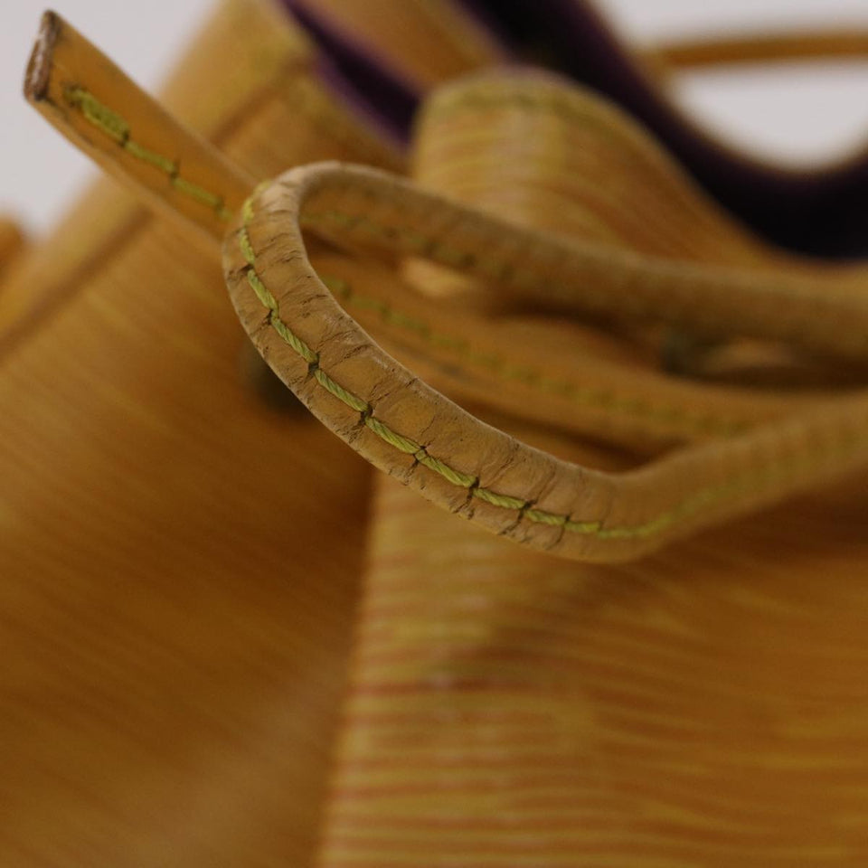 LOUIS VUITTON Epi Petit Noe Shoulder Bag Tassili Yellow M44109 LV  47966
