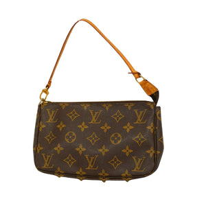 Louis Vuitton Pochette Accessoire  Canvas Clutch Bag